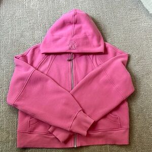 lululemon athletica Pink Hooded Zip Jacket